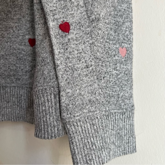Rails Mika Heart Embroidery Sweatshirt size Small Gray - Picture 5 of 10